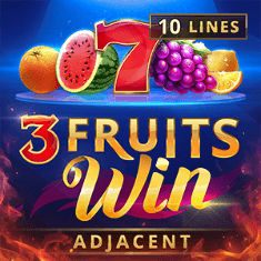 3 Fruits Win: 10 Lines